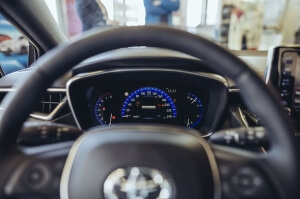 Interiér vozidla Toyota Corolla 2019